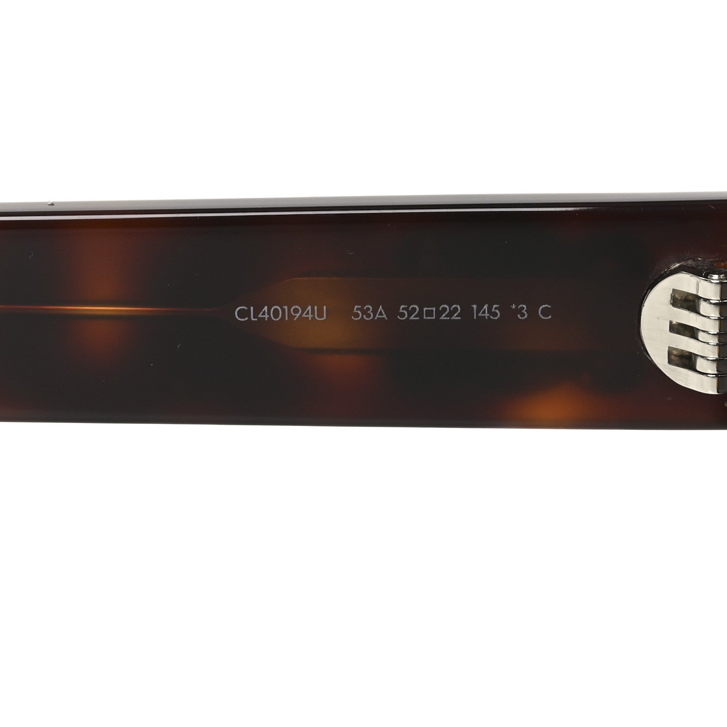 Celine Acetate Triomphe 01 Sunglasses CL 40194U Tortoise 6 of 7