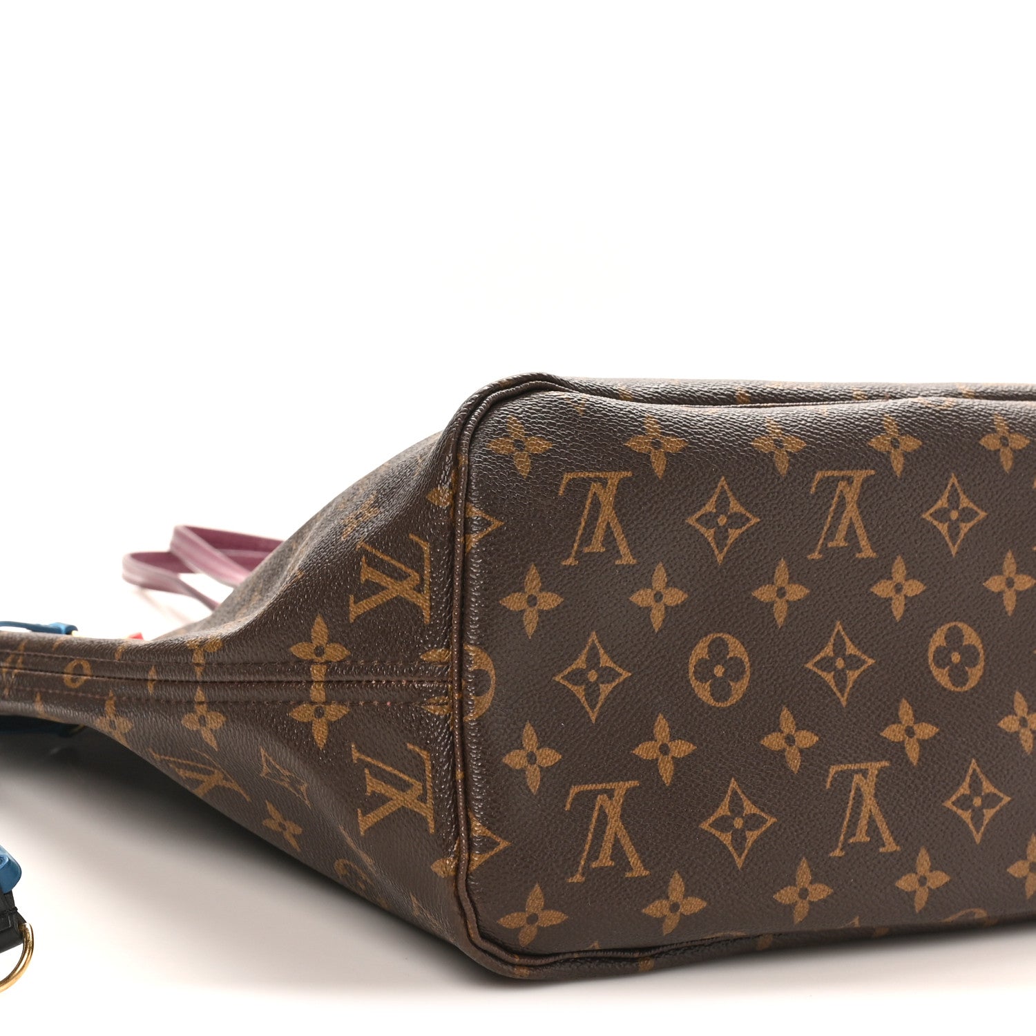 Louis Vuitton Monogram Totem Neverfull MM Magenta 8 of 10