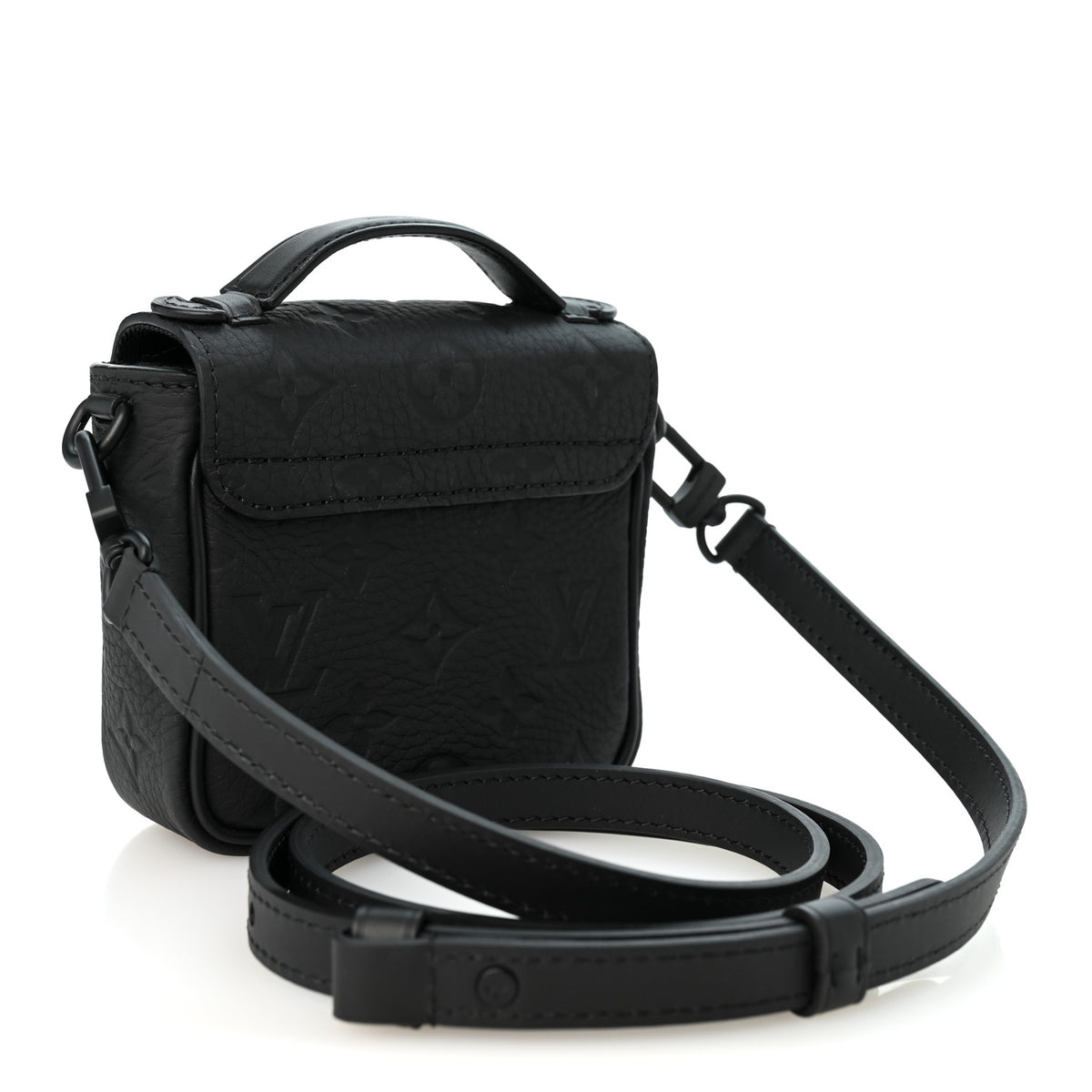 Louis Vuitton Taurillon Monogram Pico S Lock Ultra Black 3 of 9