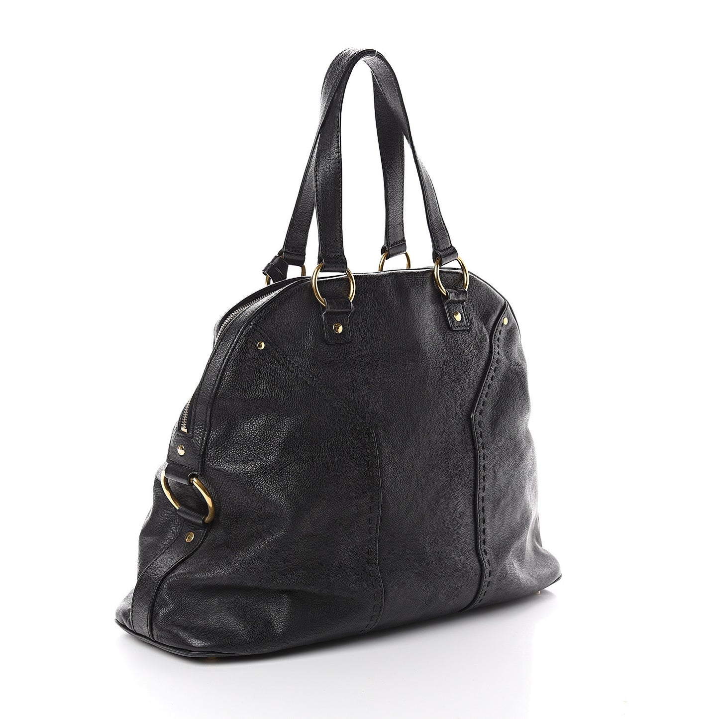 Calfskin Oversized Muse Black