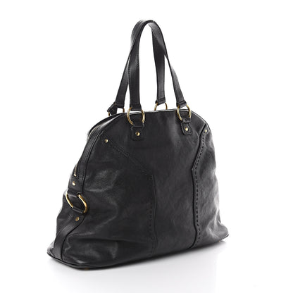 Saint Laurent Calfskin Oversized Muse Black 2 of 8