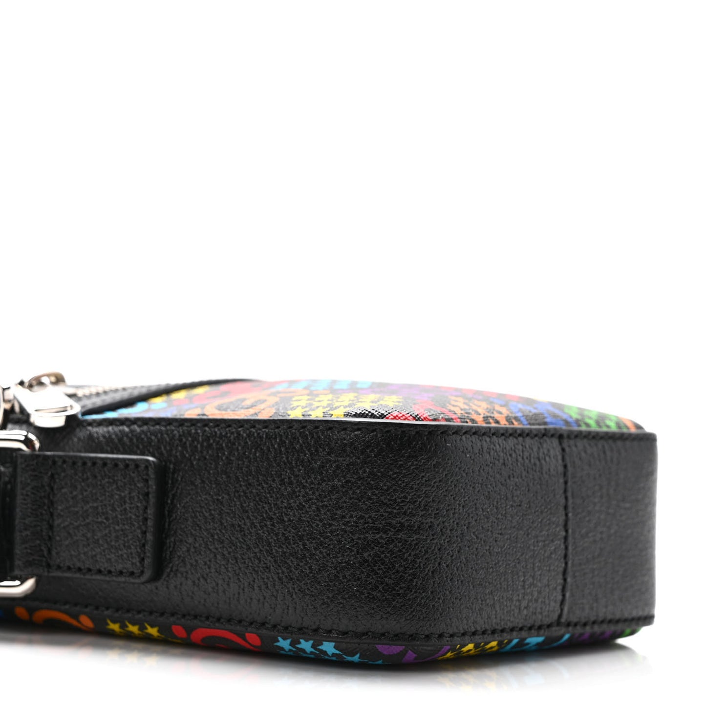 GG Supreme Monogram Psychedelic Messenger Bag Black