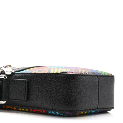 Gucci GG Supreme Monogram Psychedelic Messenger Bag Black 8 of 9