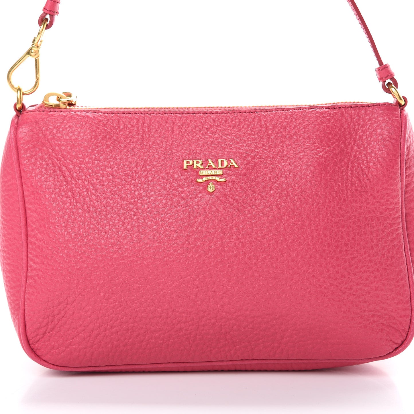 Vitello Daino Pochette Bag Peonia