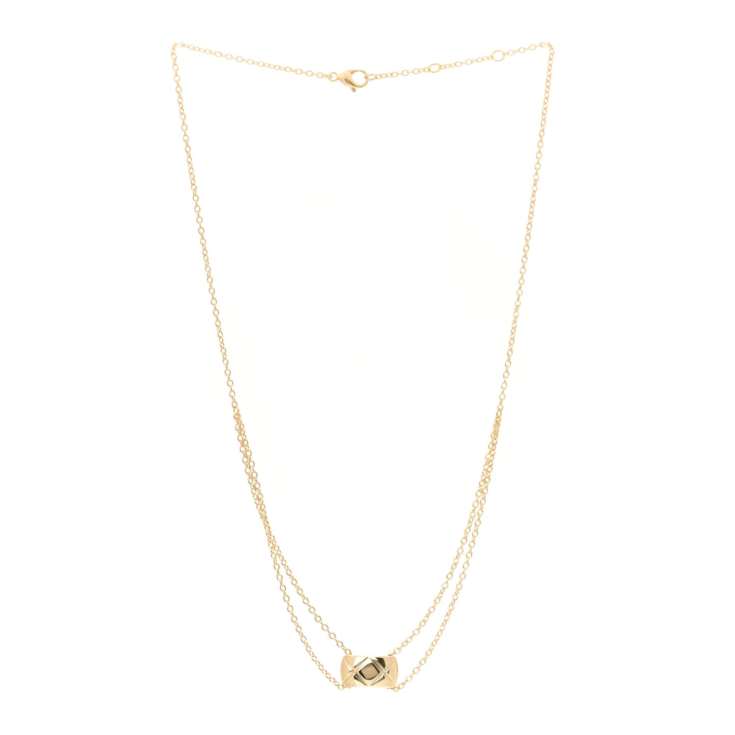 18K Yellow Gold Coco Crush Pendant Necklace