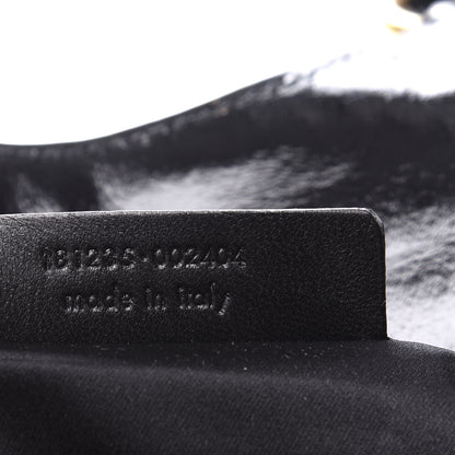 Saint Laurent Patent Crocodile Embossed Tribute Tote Black 8 of 10