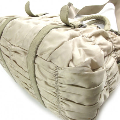 Prada Tessuto Nylon Gaufre Dressy Tote Sabbia 6 of 13
