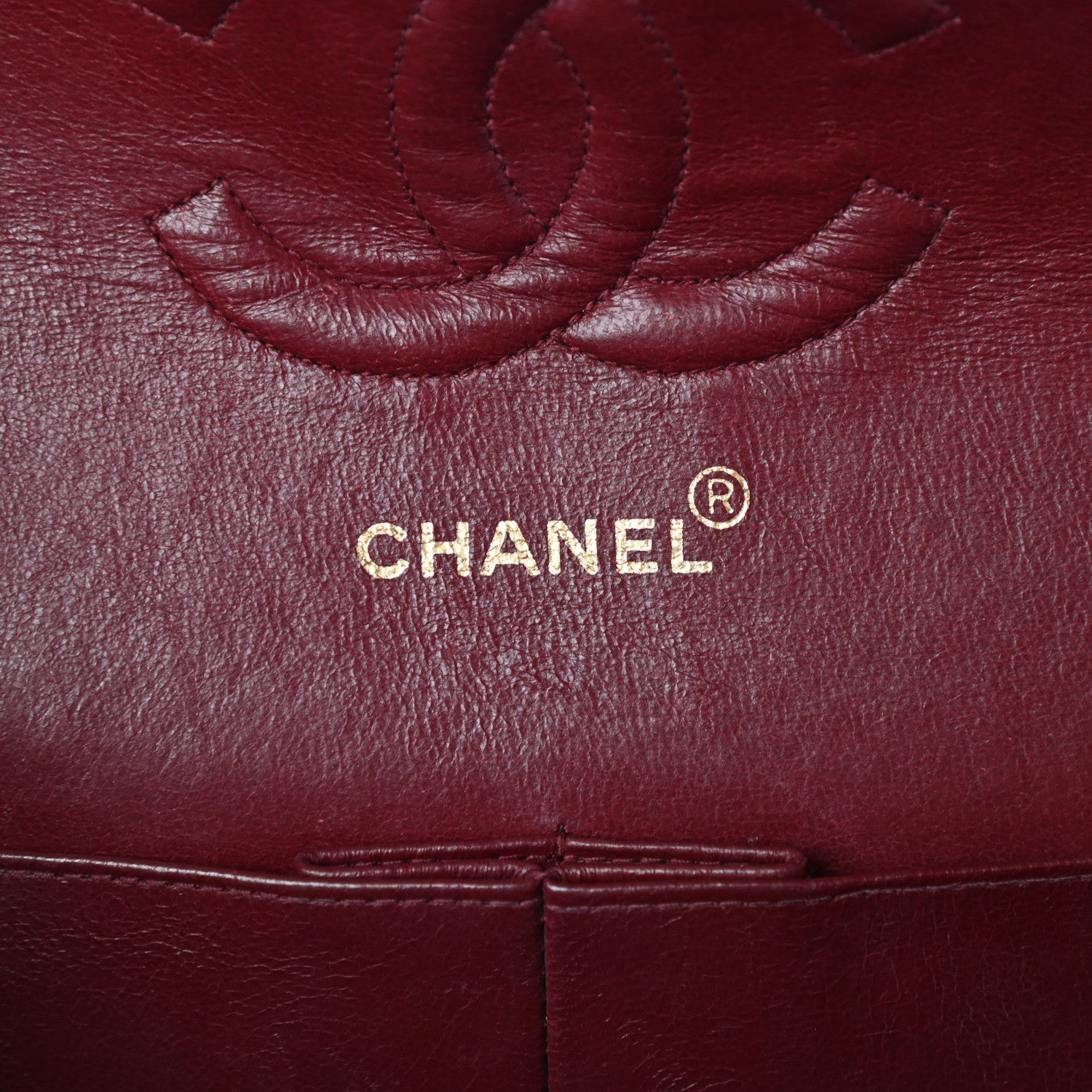 Chanel Lambskin Quilted Medium Double Flap Navy 6 of 10