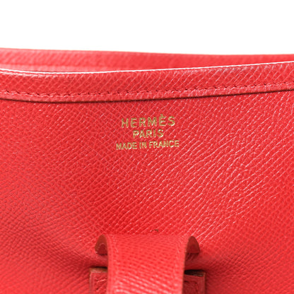 Hermes Courchevel Evelyne GM Rouge Vif 6 of 10