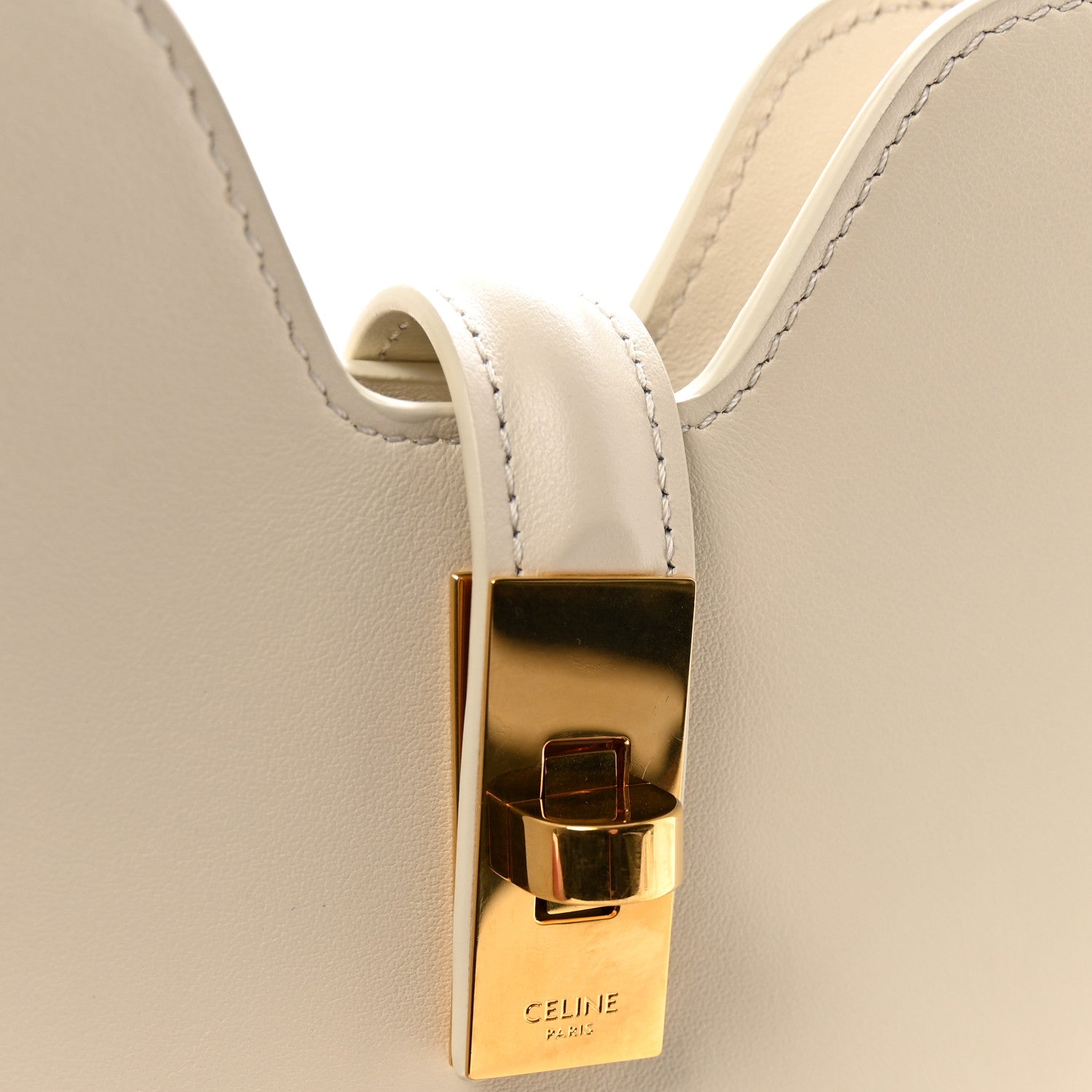 Celine Smooth Calfskin Small Camille 16 Soft Bag Rice 6 of 10