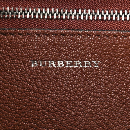 Burberry Goatskin Vintage Check Medium D-Ring Bag Tan Black 6 of 9