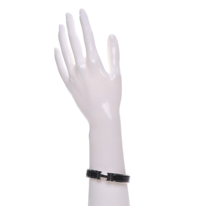 Hermes Enamel Narrow Clic Clac H Bracelet PM Black 2 of 5