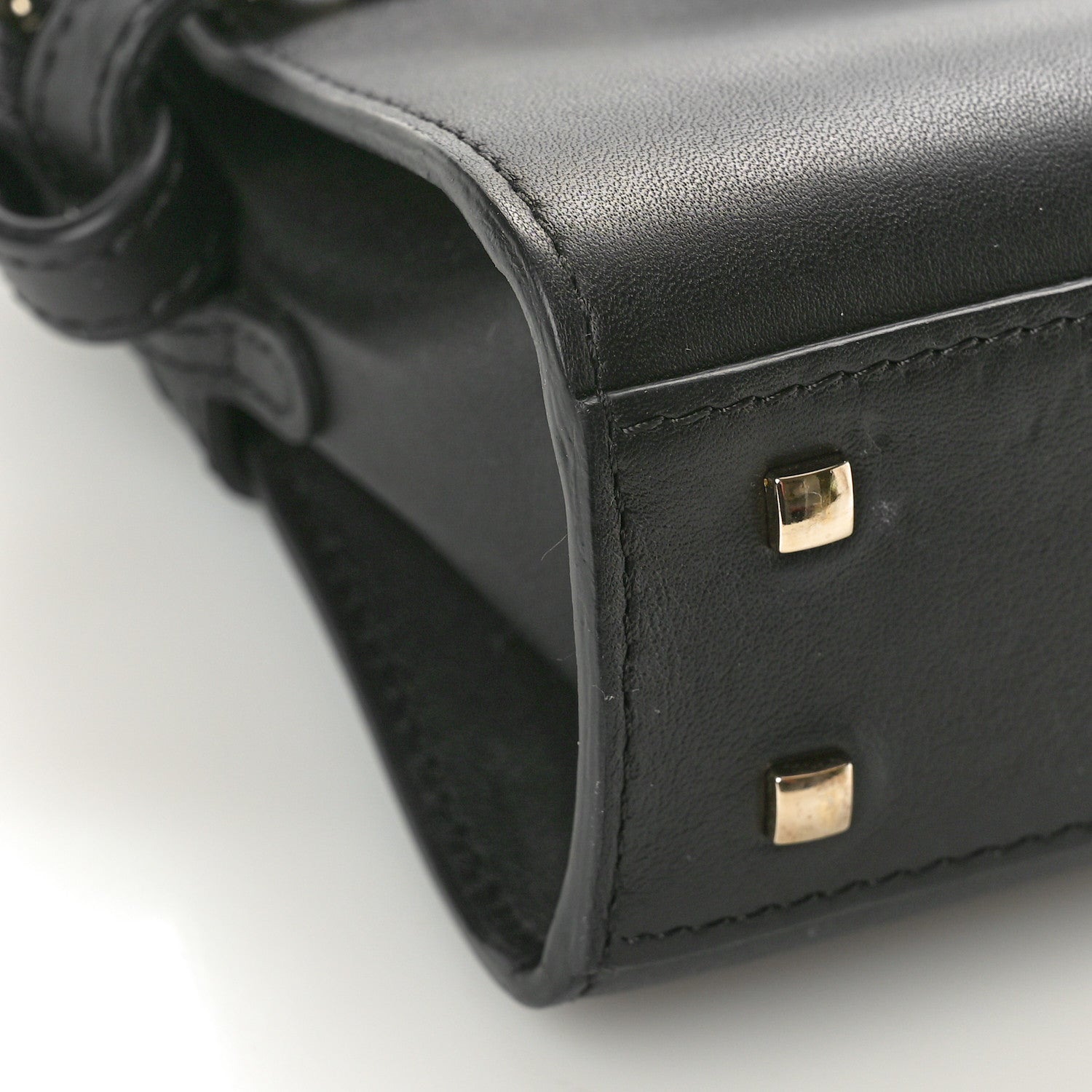 Delvaux Smooth Calfskin Micro Tempete Satchel Black 9 of 11