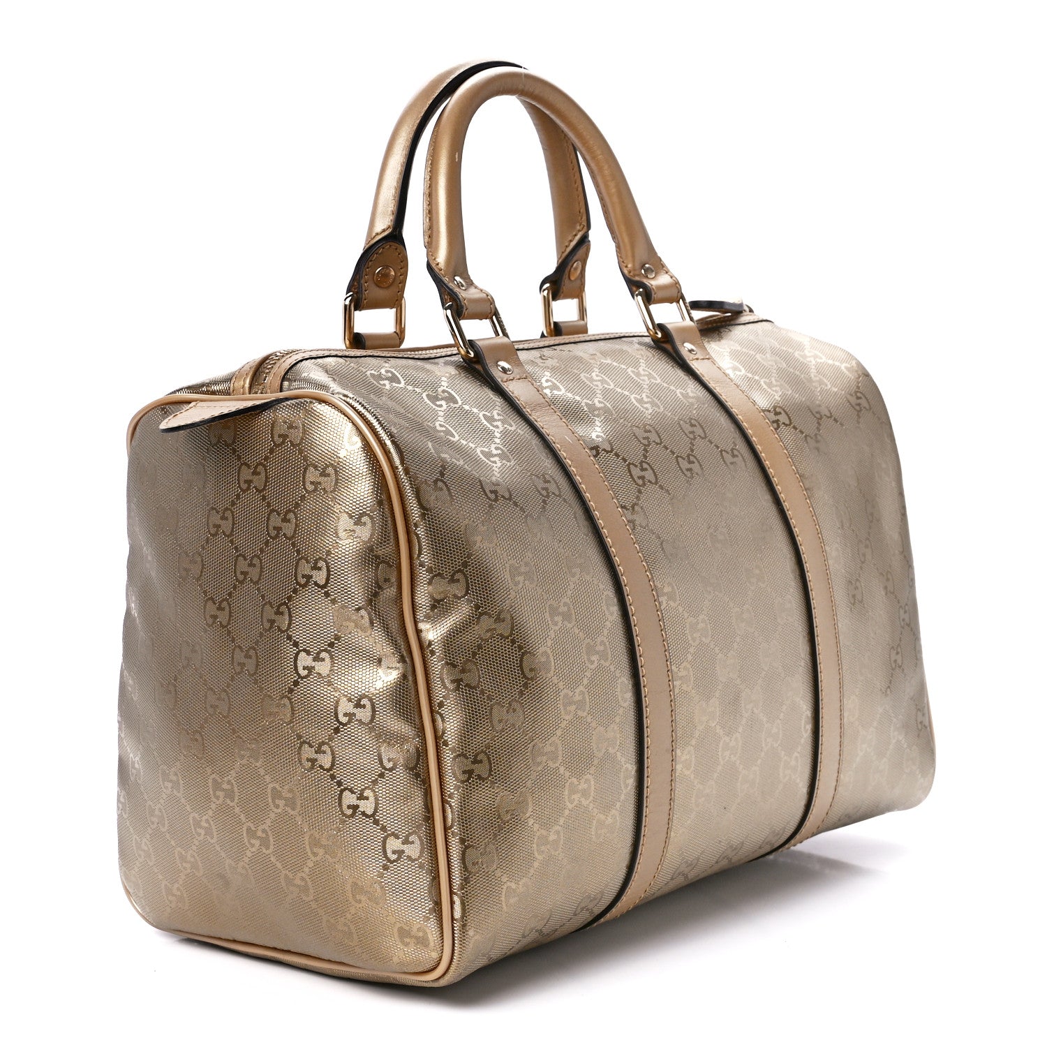 Gucci Imprime Monogram Medium Joy Boston Champagne 3 of 12