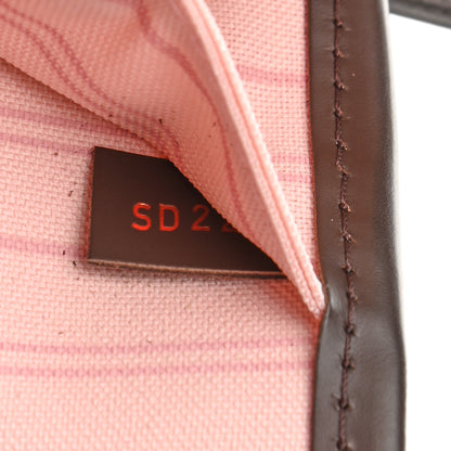Louis Vuitton Damier Ebene Neo Neverfull MM Rose Ballerine 6 of 10