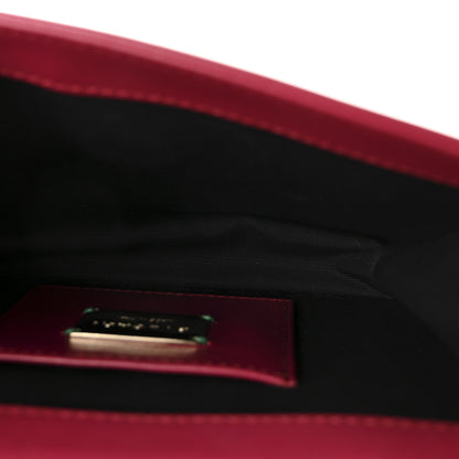 Bulgari Calfskin Galuchat Serpenti Forever Crossbody Bag Dark Pink 5 of 9