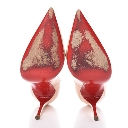 Christian Louboutin Patent So Kate 120 Pumps 37 Nude 7 of 12