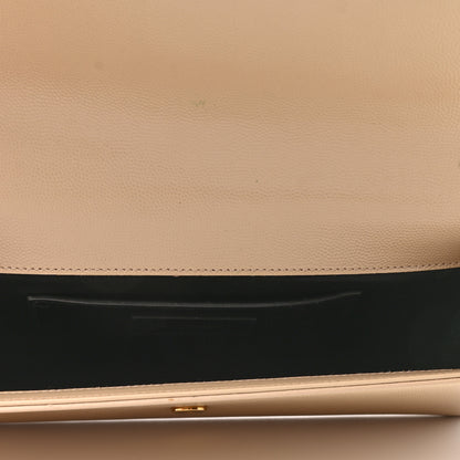 Saint Laurent Grain De Poudre Classic Monogram Cassandre Clutch Nude Powder 5 of 12