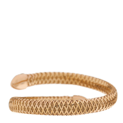 Roberto Coin 18K Rose Gold Diamond Primavera Coiled Wrap Bracelet 2 of 4
