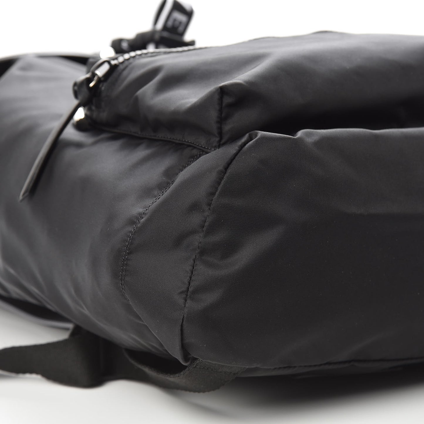 Nylon Light 3 Backpack Black White
