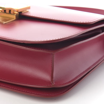 Celine Box Calfskin Medium Classic Box Flap Bag Raspberry 9 of 9