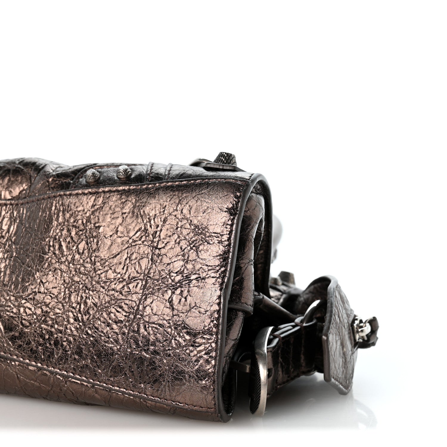 Balenciaga Metallic Agneau Arena Neo Cagole City Dark Bronze 11 of 14