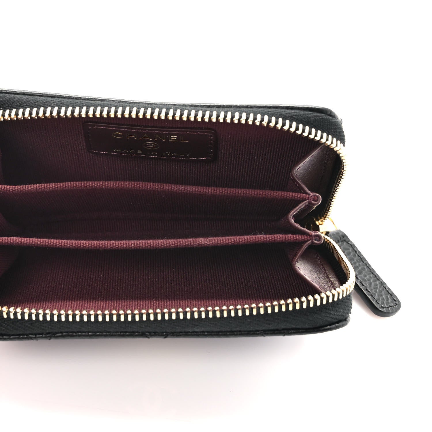 Chanel Caviar Quilted Classic Zipped Coin Purse Black 5 of 6