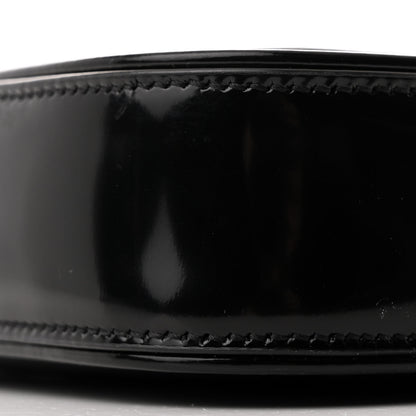 Saint Laurent Patent Calfskin Mini Le 5 A 7 Vertical Hobo Black 8 of 10
