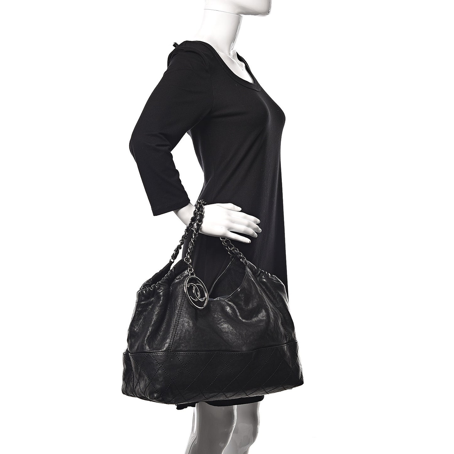 Calfskin Baby Coco Cabas Black