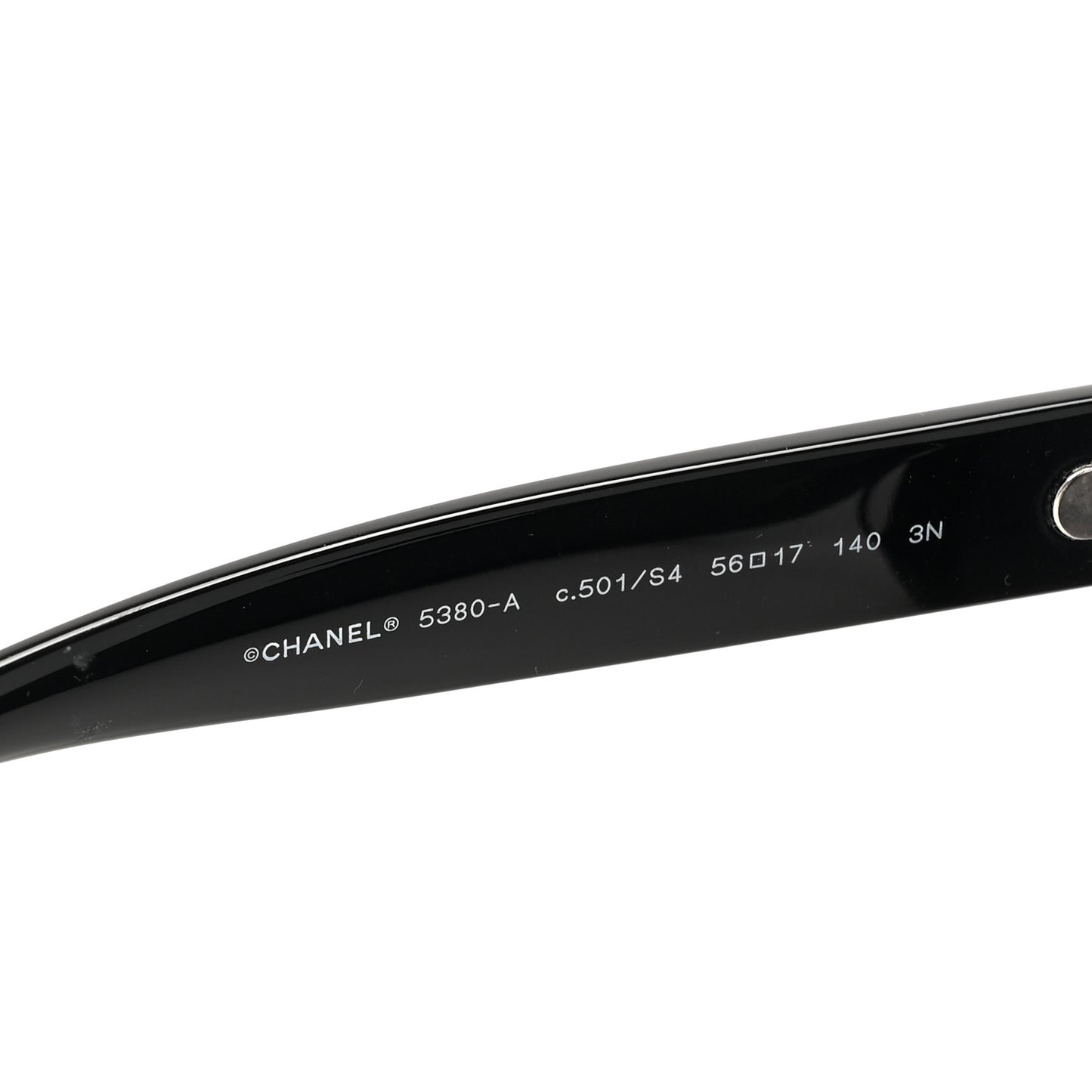 Acetate Polarized Square CC Sunglasses 5380 Black