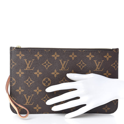 Louis Vuitton Monogram Neverfull MM GM pochette 2 of 7
