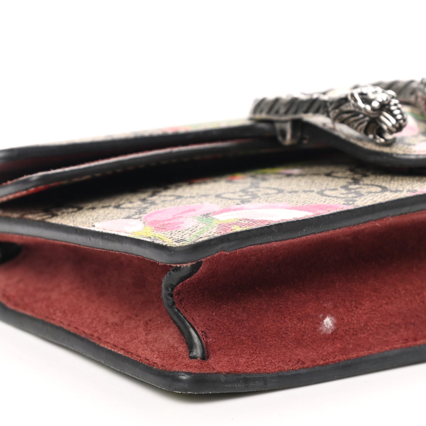 GG Supreme Monogram Blooms Super Mini Dionysus Shoulder Bag Beige Multicolor Dry Rose