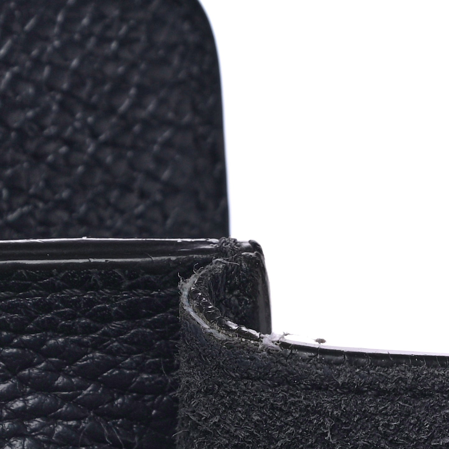 Drummed Calfskin Micro Luggage Midnight