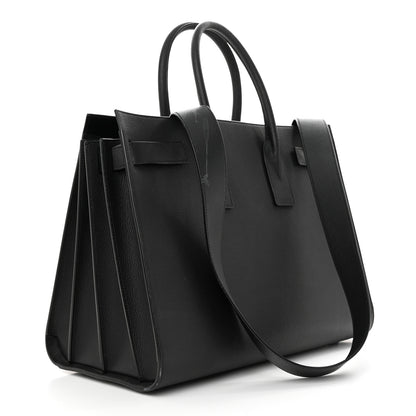 Saint Laurent Grained Calfskin Large Sac De Jour Carryall Black 4 of 16
