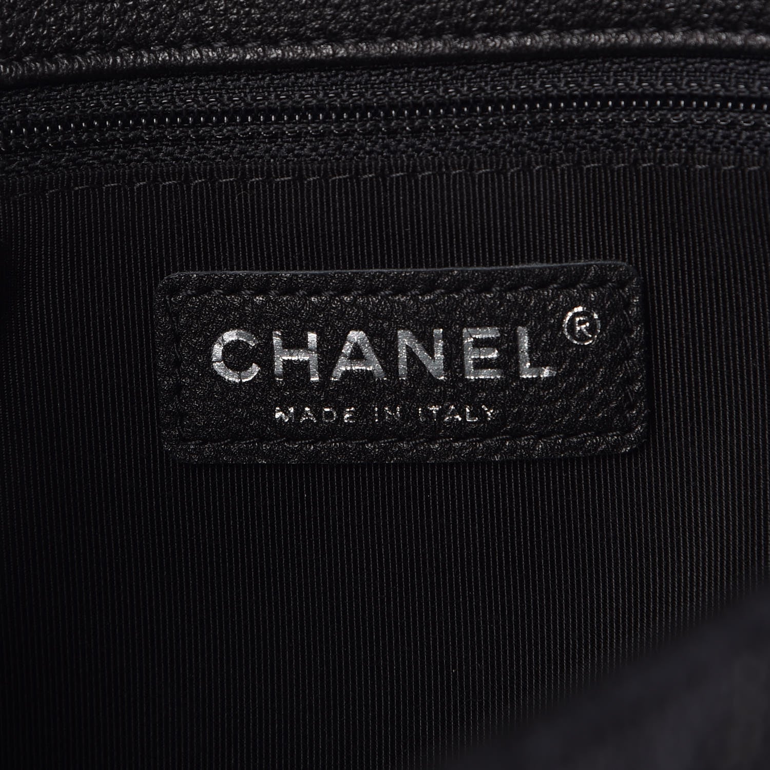 Chanel Caviar Chevron Quilted Small Puffy CC Flap Black 6 of 8