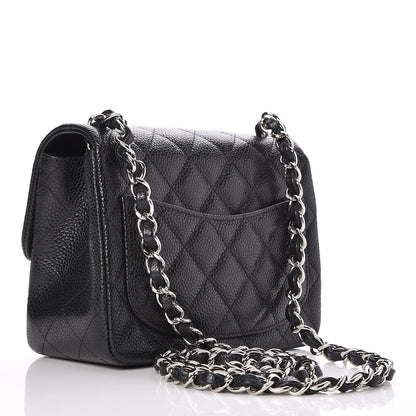 Chanel Caviar Quilted Mini Square Flap Black 3 of 10