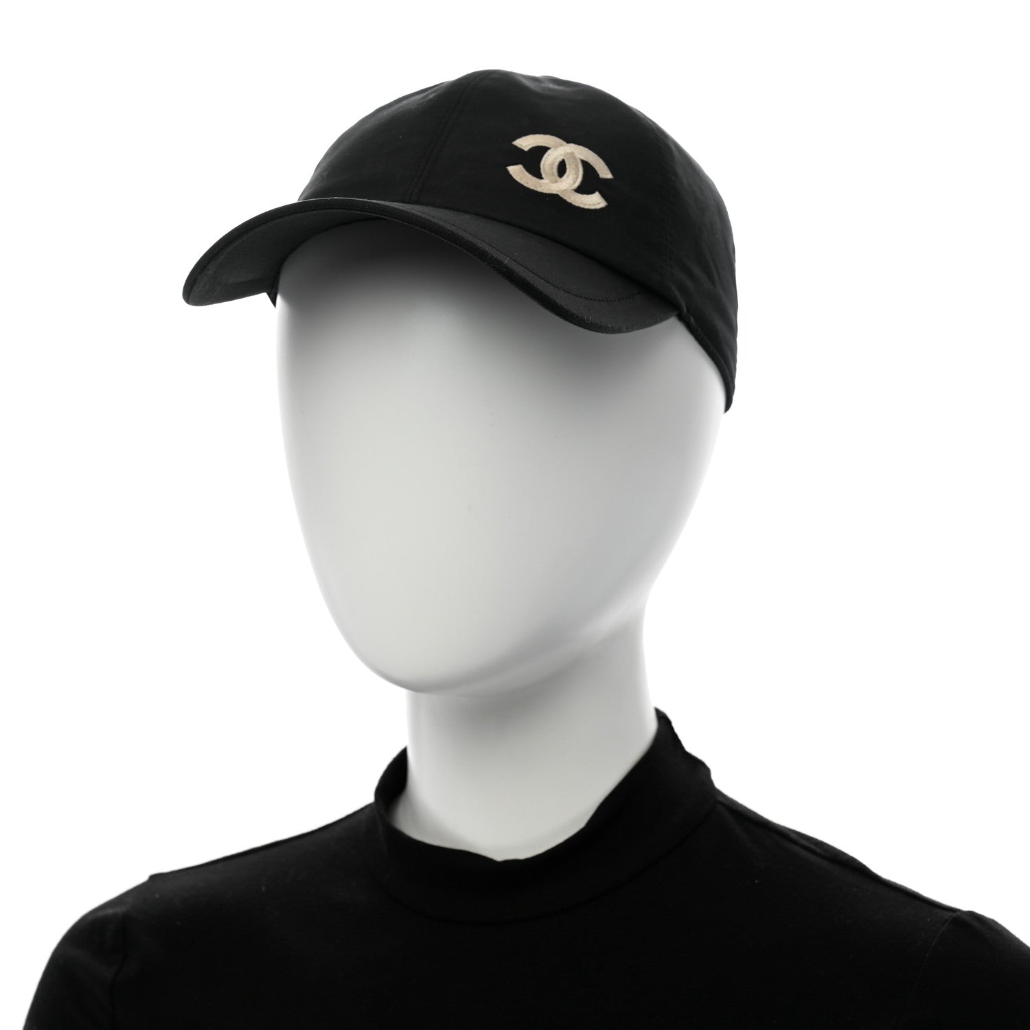 Chanel Cotton CC Cap Hat Black 2 of 13