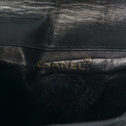 Chanel Lambskin Quilted Backpack Black 8 of 22