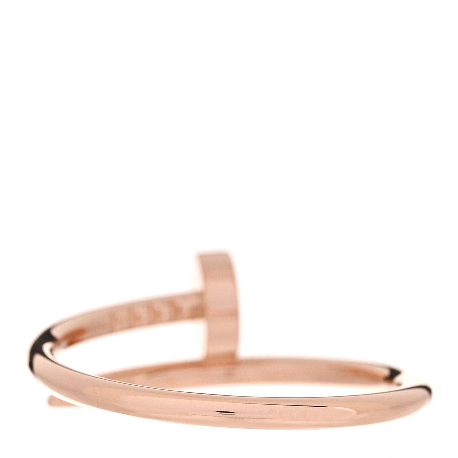 Cartier 18K Pink Gold Small Juste Un Clou Ring 56 7.5 3 of 6