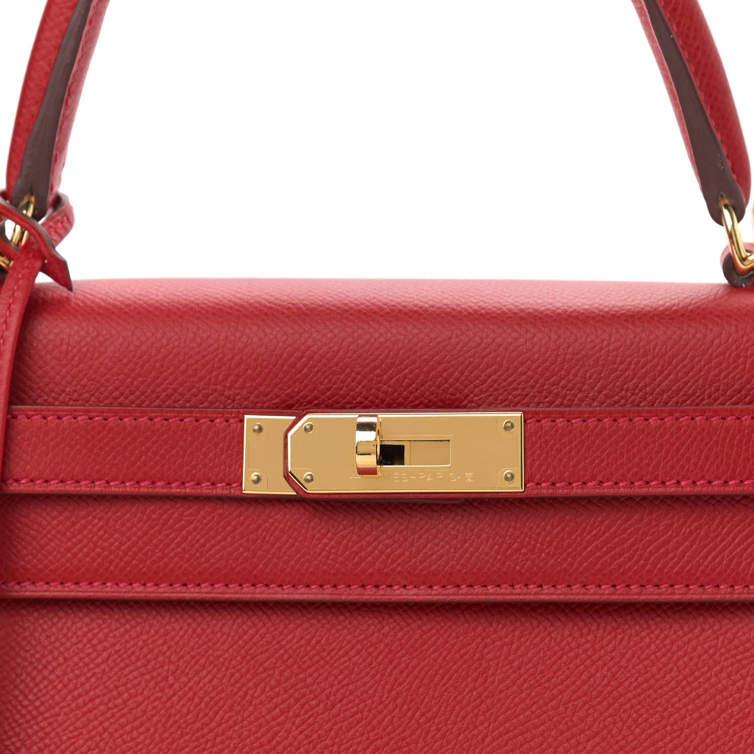 Hermes Epsom Kelly Sellier 28 Rouge Casaque 9 of 12