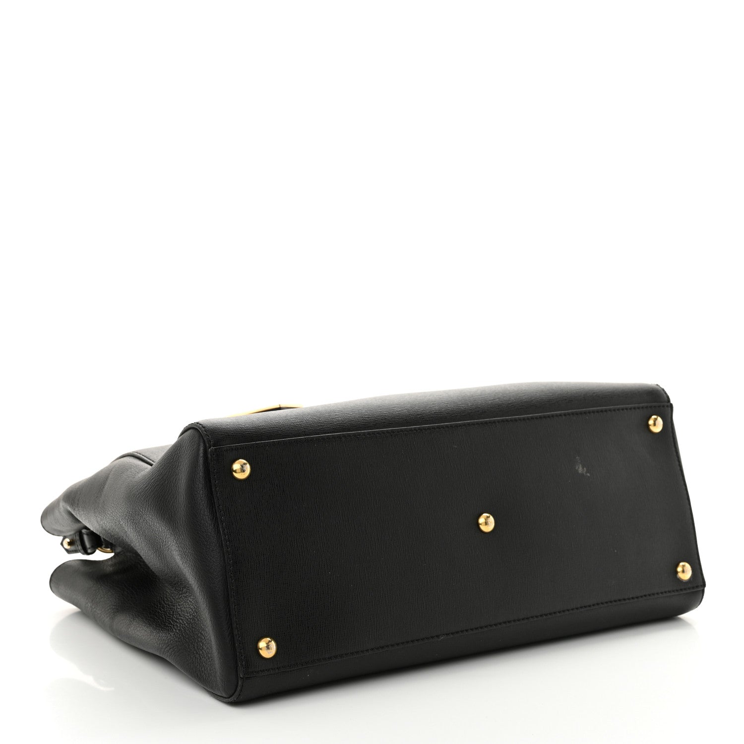 Fendi Vitello Elite Regular 2Jours Tote Black 4 of 12