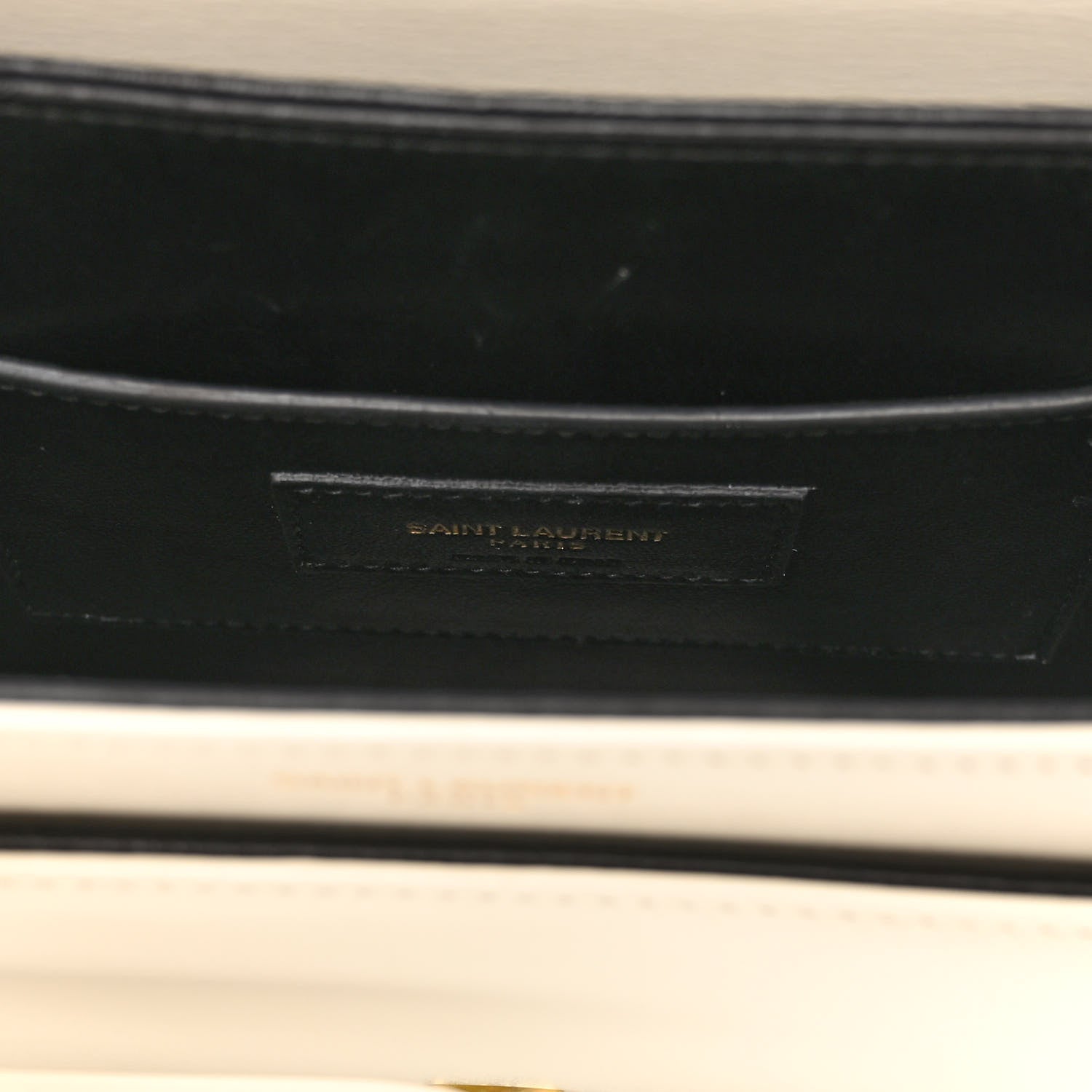 Saint Laurent Calfskin Le 61 Shoulder Bag White 6 of 9