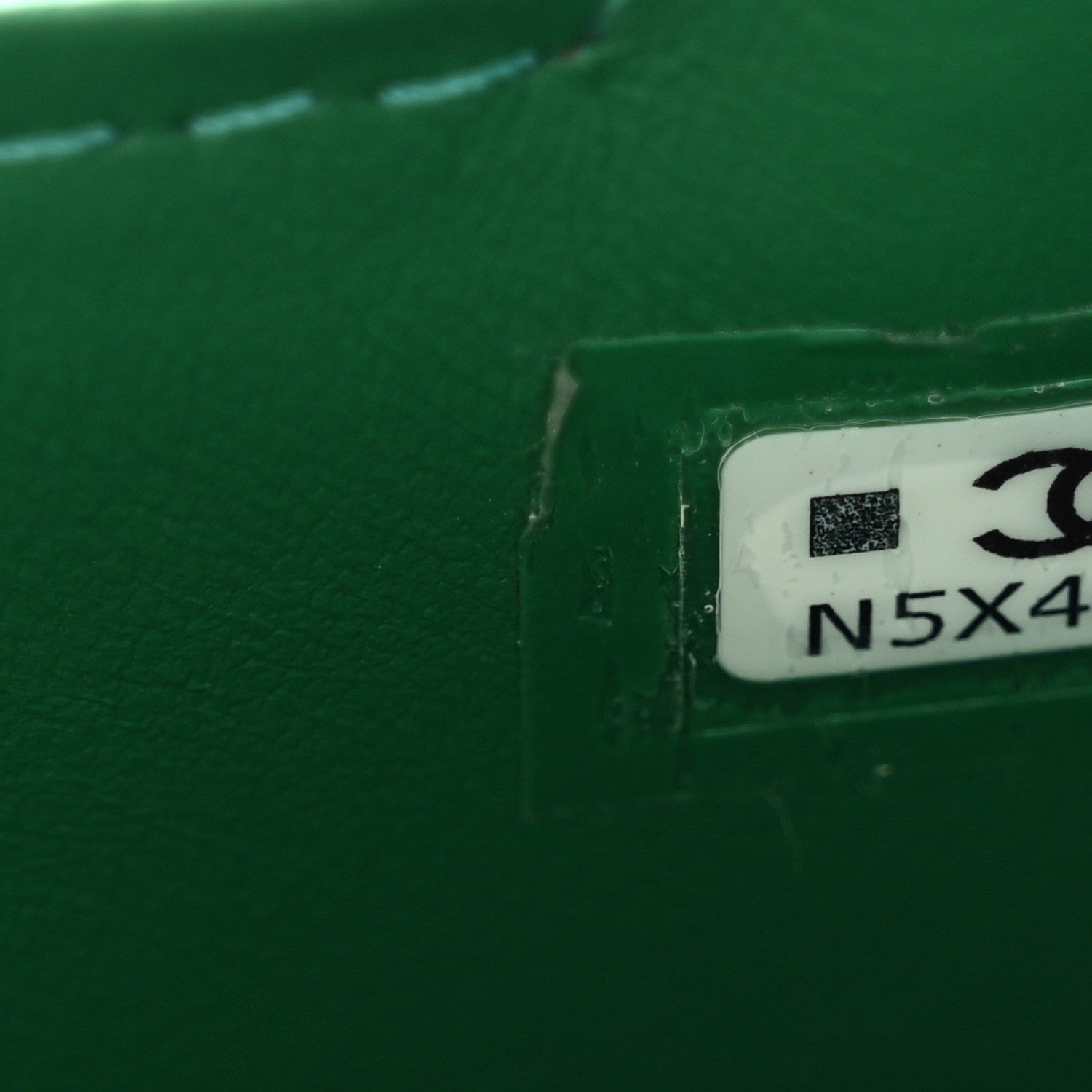 Chanel Shiny Aged Calfskin Quilted Mini Nano Kelly Shopper Green 7 of 10