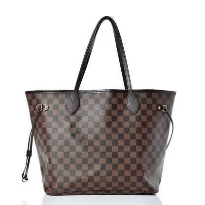 Louis Vuitton Damier Ebene Neo Neverfull MM Rose Ballerine 2 of 22