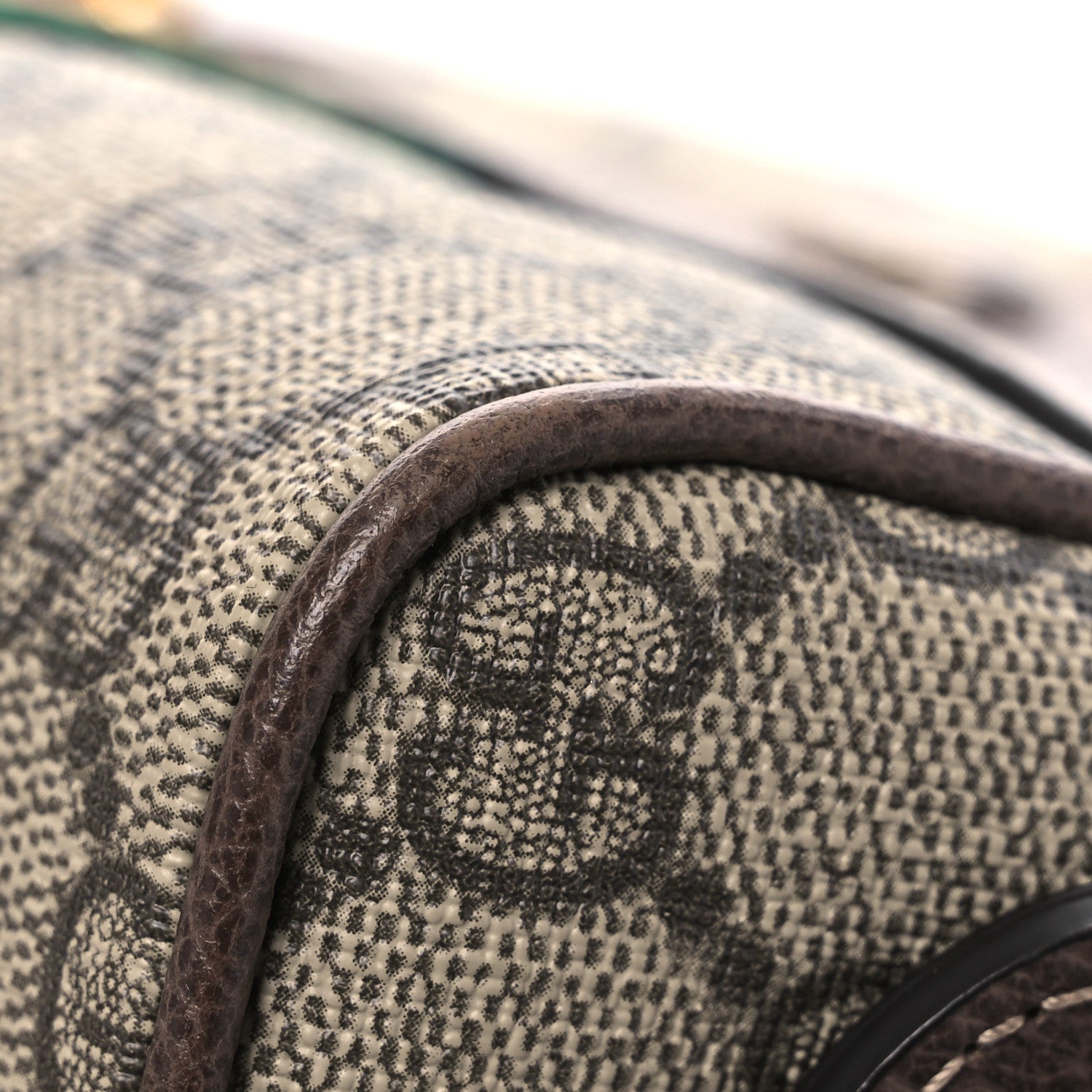 Gucci GG Supreme Monogram Web Mini Ophidia Shoulder Bag Brown 11 of 12