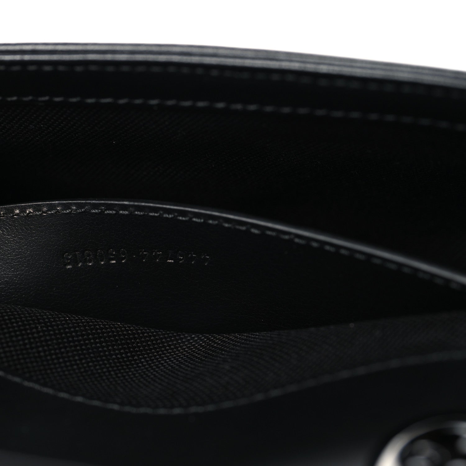 Gucci Calfskin Matelasse Monochrome Mini GG Marmont Shoulder Bag Black 7 of 11