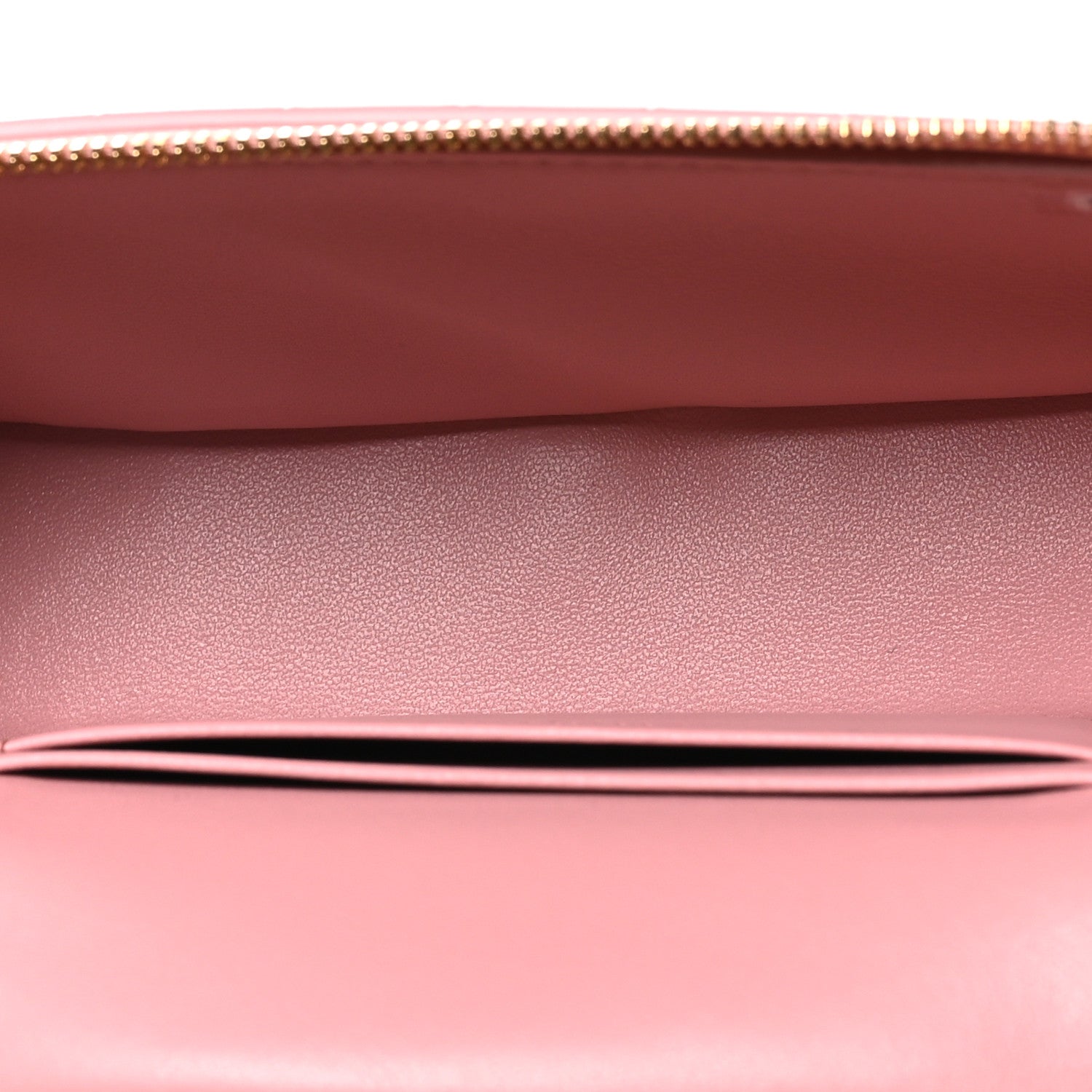 Chanel Calfskin Crocodile Embossed Top Handle Vanity Case With Chain Pink 5 of 11