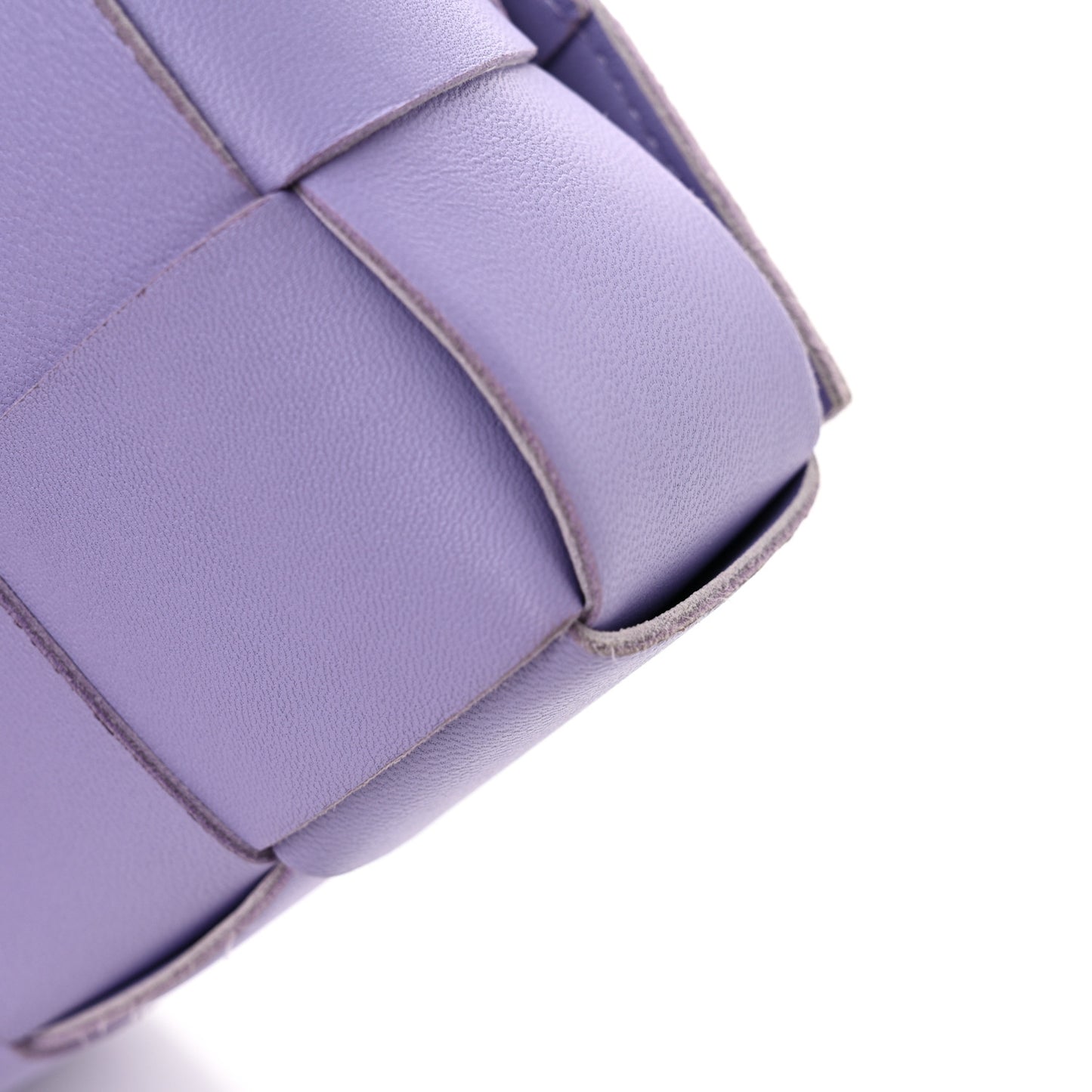 Lambskin Intreccio Candy Cassette Crossbody Bag Wisteria