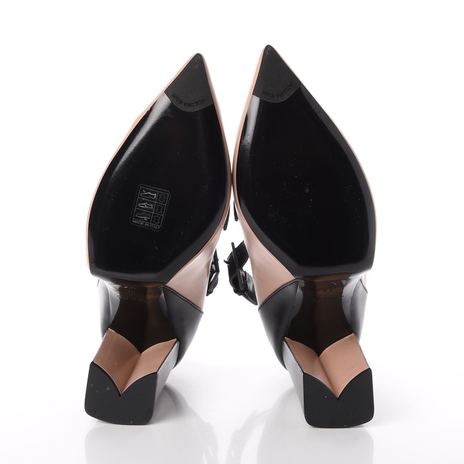 Louis Vuitton Calfskin Gamble Diva Pumps 39 Nude 5 of 17