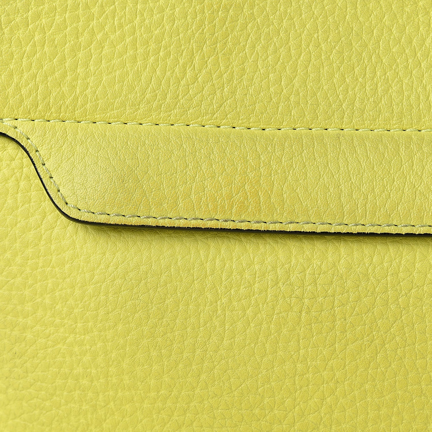 Burberry Signature Grain Small Burleigh Crossbody Bag Neon Yellow 10 of 18